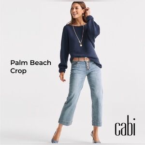 CAbi Palm Beach Crop Jeans Style #6282 - size 4